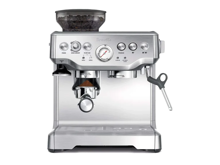 Breville BES870XL Barista Express, Brushed stainless BES870XL, original pressure-gauge control panel